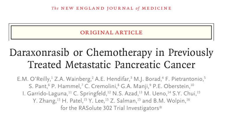 AESPANC's tweet photo. 🚨#ASCO2026 + @NEJM
RCT III #RASolute302: uno de los avances más relevantes de los últimos años en #PancreaticCancer metastásico

⚠️500👫con mPDAC pretratado aleatorizados a daraxonrasib (inhibidor panRAS) vs QT estándar

🇪🇸 Participó la Dra. Rocío García-Carbonero (@AESPANC) 👇 https://t.co/uDEeg0N5xx
