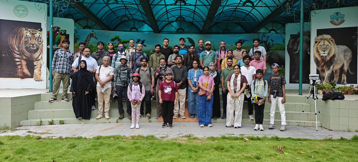 KumarMounish's tweet photo. Spent the morning connecting with nature on our guided bird walk! 🌿 We spotted quite a few feathered friends at @nzphyderabadzoo
Such a peaceful way to start the day. 🦅✨ #Birding #NatureWalk #OptOutside
@TelanganaForest https://t.co/P4mh67u8xz