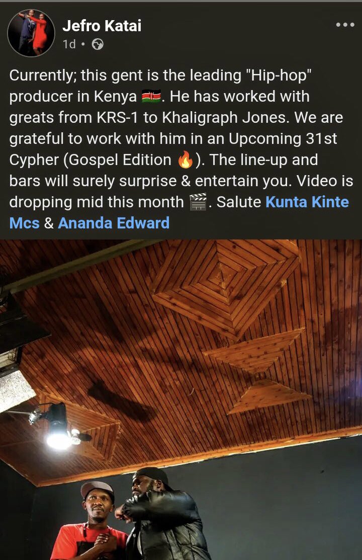 KuntanaKinte's tweet photo. Only way you reachin’ the top is if ya shootin’ for it!!!
#31stCypher new episode coming soon!!!

#kuntaofficialbeats🇰🇪 https://t.co/d1qnxVY96X