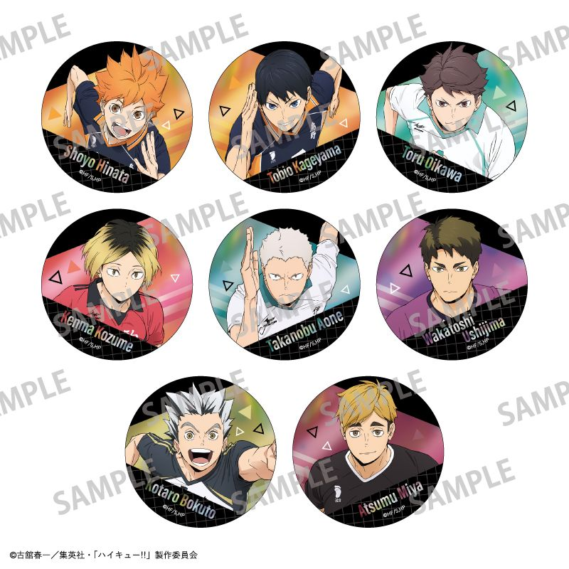 コレイズで予約受付中！ ハイキュー!!_トレーディングオーロラ缶バッジ