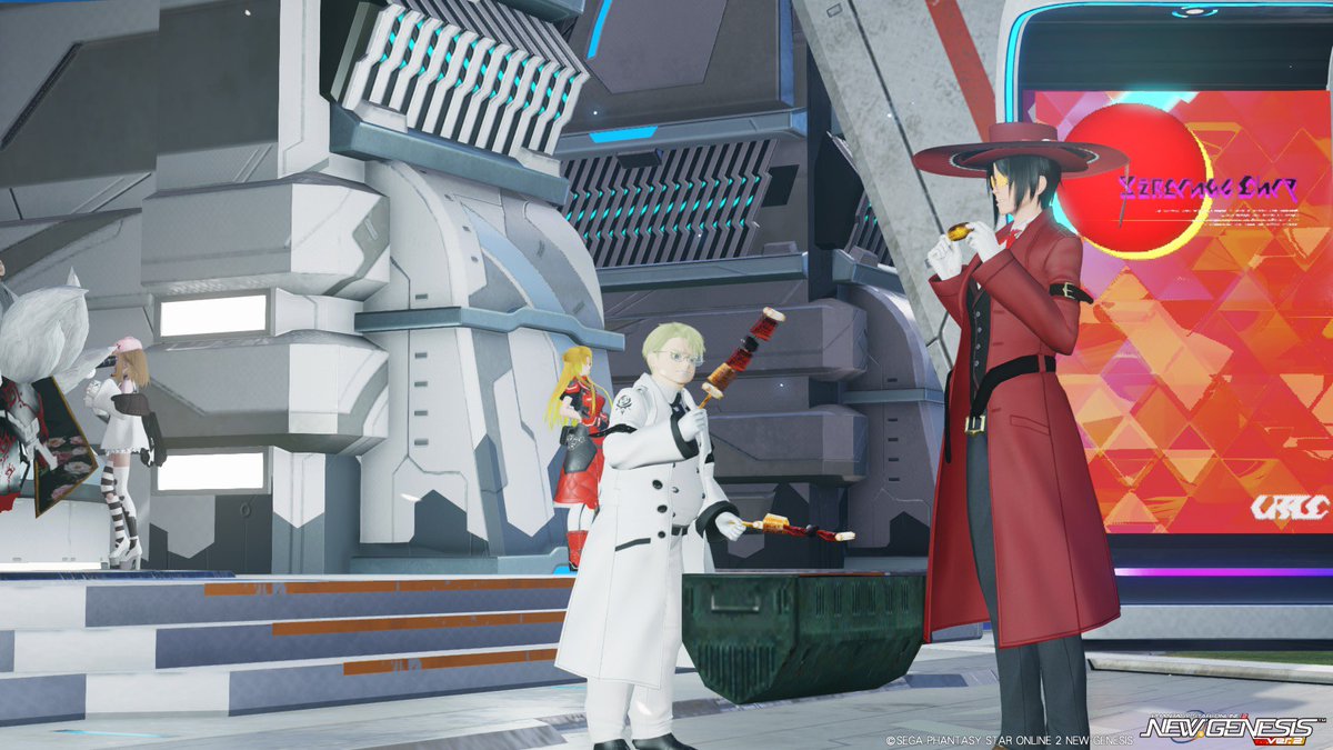 AikAwA_SNCL's tweet photo. 野生のアーカード居たから、撃ち合ってBBQしてきた。
 #pso2ngs
 #ヘルシング https://t.co/roPOUtQg5R