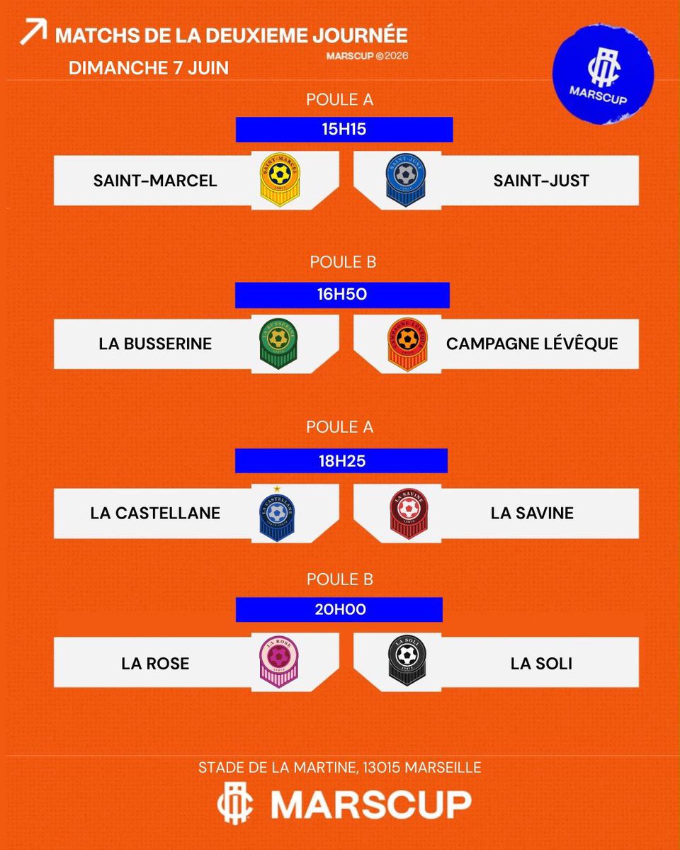 marscupoff's tweet photo. Premier match à 15h15 aujourd’hui ! 
Voici les rencontres du jour : 

#marscup #nike #nikefootball https://t.co/nlvXb6Uwv4