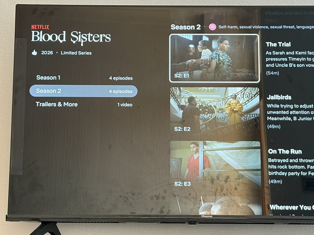 JosephLaughterS's tweet photo. First and foremost, they called it a limited series, which means it should have been wrapped up in just one season. But they didn’t! And now, it will definitely have another season. That’s total nonsense. Check the screenshots below.

Also, they kept unnecessarily elongating the storyline just for what? To be able to produce another season. The court session didn’t have real semblance with real-life court sessions. Your key-witness is missing and you’re requesting a 2-hour adjournment? Abeg, I don’t have strength to go into all that details.

More so, no reasonable person, who has just escaped prison, should stay with the first person they know you love (your mother) and will even want to go about walking in public. You have been sentenced for murder, and have now escaped prison but same you went to the mortuary in a disguise and immediately someone was trying to cause you trouble, you didn’t think you should have left? After stepping out, the man started his drama again and your mum still had the effrontery to be fighting the person in public? A video of same you is now trending on SM but you still went to see Timeyin? 

What was the lawyer’s intention for taking a dying person (who was clearly losing lots of blood) to her uncle’s place? I was expecting that maybe the uncle was a doctor or at least a medical practitioner but clearly not.  

There were so many unnecessary killings as well but I’ll just end here.