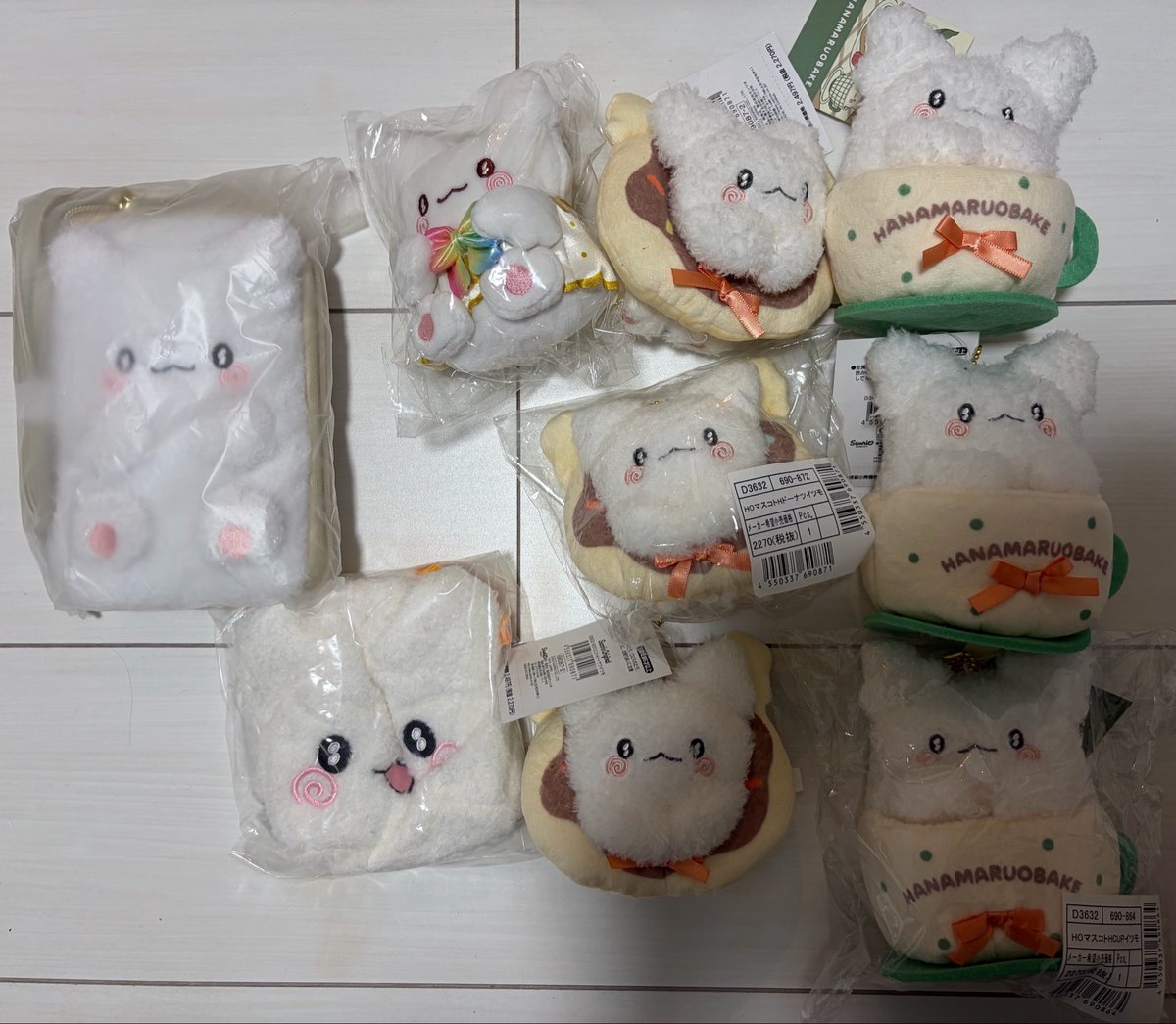 goods_che's tweet photo. 【譲渡】サンリオ　サンリオキャラクター大賞　むにゅぐるまパティオ

はなまるおばけ

収集縮小に伴いまして定価で買い取って頂ける方を募集しております。
全て未使用、室内保存品です。
欲しいお品物、金額お問い合わせください。

定価譲渡＋送料
アプリY！フリ、メルカリ通し可 https://t.co/AyPfRaf9Pn