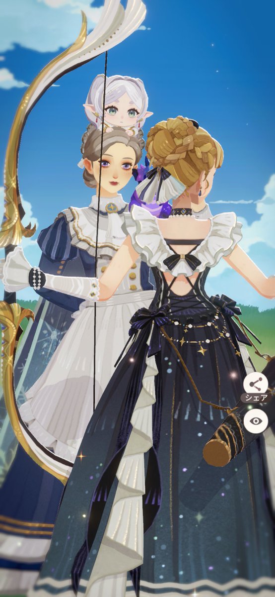 corn_daigy's tweet photo. 何故か後ろ向きに
なってしまうグヴィちゃんですが
後ろがかわいいドレスだから
よしとしよう。 https://t.co/0ybhWVlTXD