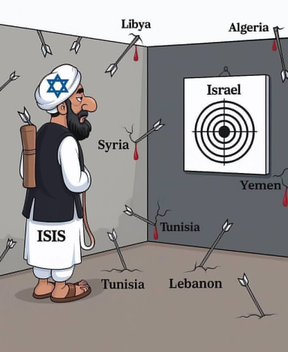 _Zaraquin's tweet photo. Ever notice that ISIS never attacked israel? https://t.co/epb5lG5J3B
