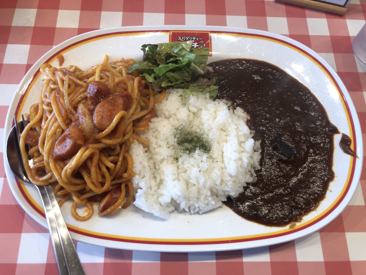 li_ico's tweet photo. スパゲッティーのパンチョ 越谷4号バイパス
カレーwithナポ
こんなんうまいに決まってるじゃん
美味い！！
チーズもいっぱいかけられて大満足
まぁもうちょっと量多くてもいいかな
#スパゲッティーのパンチョ https://t.co/iXvIVbUGoW