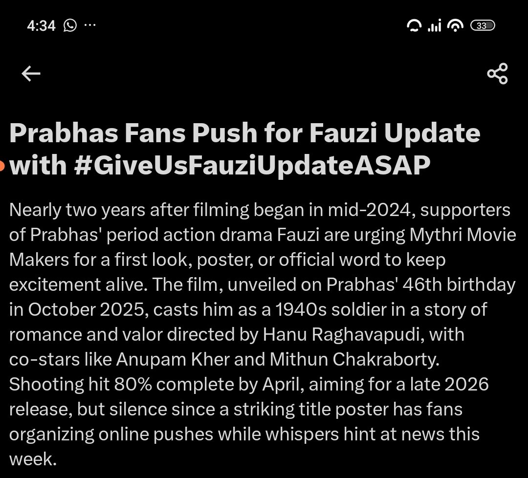 Prabhas Fan tweet media