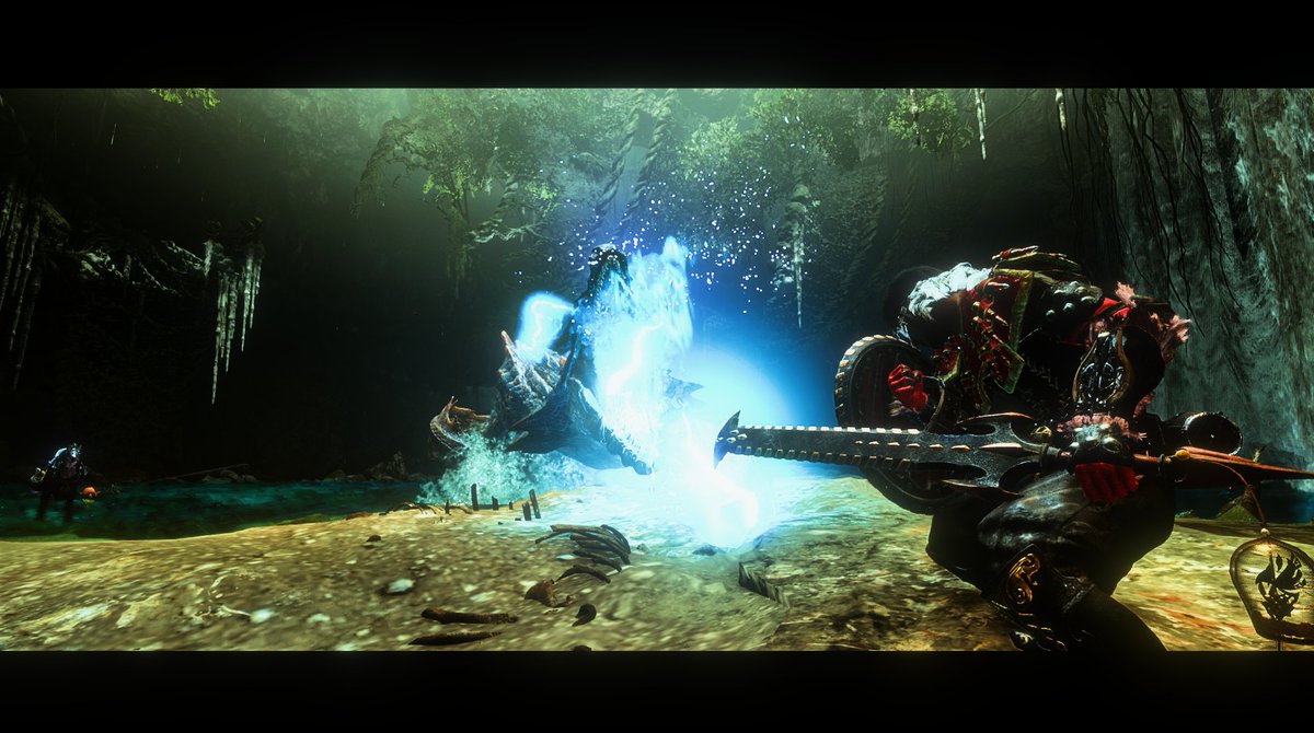 LetmeSnapYou's tweet photo. Dreaming of a Lagiacrus ⚡

#MHWilds #MonsterHunterWilds #VirtualPhotography https://t.co/Qkki51L5Vt