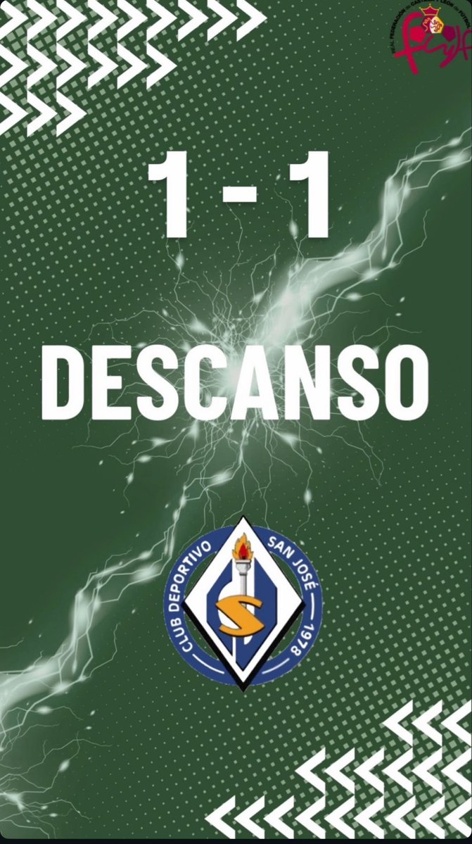 cdsanjosesoria's tweet photo. REGIONAL | 🟢⚪️

⏱ 45’     ⚽️ |1-1|

👉🏻 Descanso en #Garray

#VamosSanJosé | #SanJoséTurégano https://t.co/ogPqoxX4YO