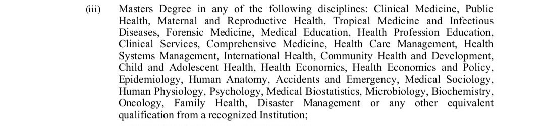 Genesismwanzo1's tweet photo. These are some of the clinical Master’s specializations for BSc Clinical Medicine holders: Emergency Medicine, Child & Adolescent Health,Comprehesive Medicine, Maternal & Reproductive Health, Tropical Medicine & Infectious Diseases, Family Health, Oncology, Anaesthesia, Ophthalmology & Cataract Surgery, Human Anatomy, Human Physiology, Physiology, Medical Biochemistry, Medical Microbiology, Forensic Medicine, International Health and Disaster Management.