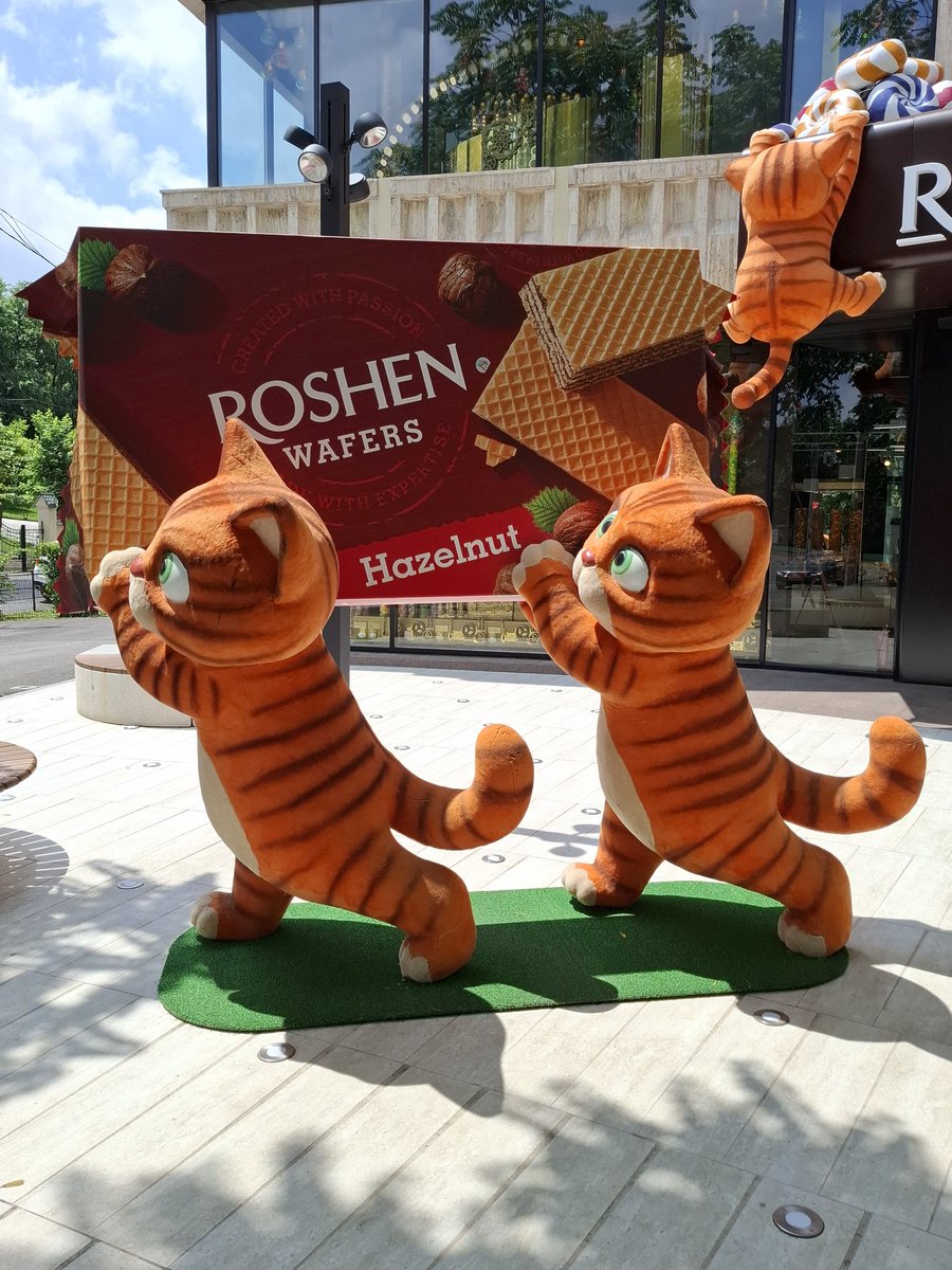 fcislocheng's tweet photo. Yes the Roshen shop in Bucharest ❤️ 🇺🇦 🤝 🇷🇴 https://t.co/RfKTKJvnob