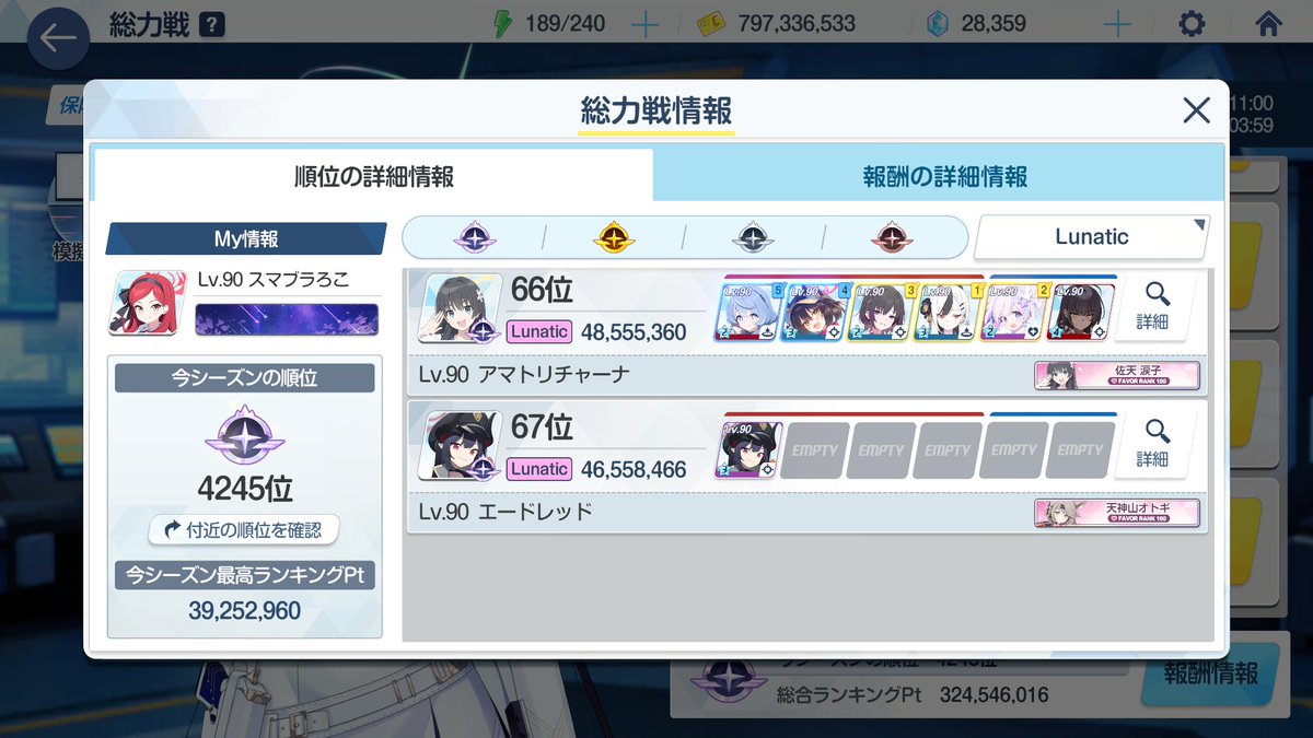 Roko_Chiko's tweet photo. ドラム缶ガニLunatic、日曜の夜の時点でクリア者60人くらいしかいないんですけど... https://t.co/r2aP1b7UiJ