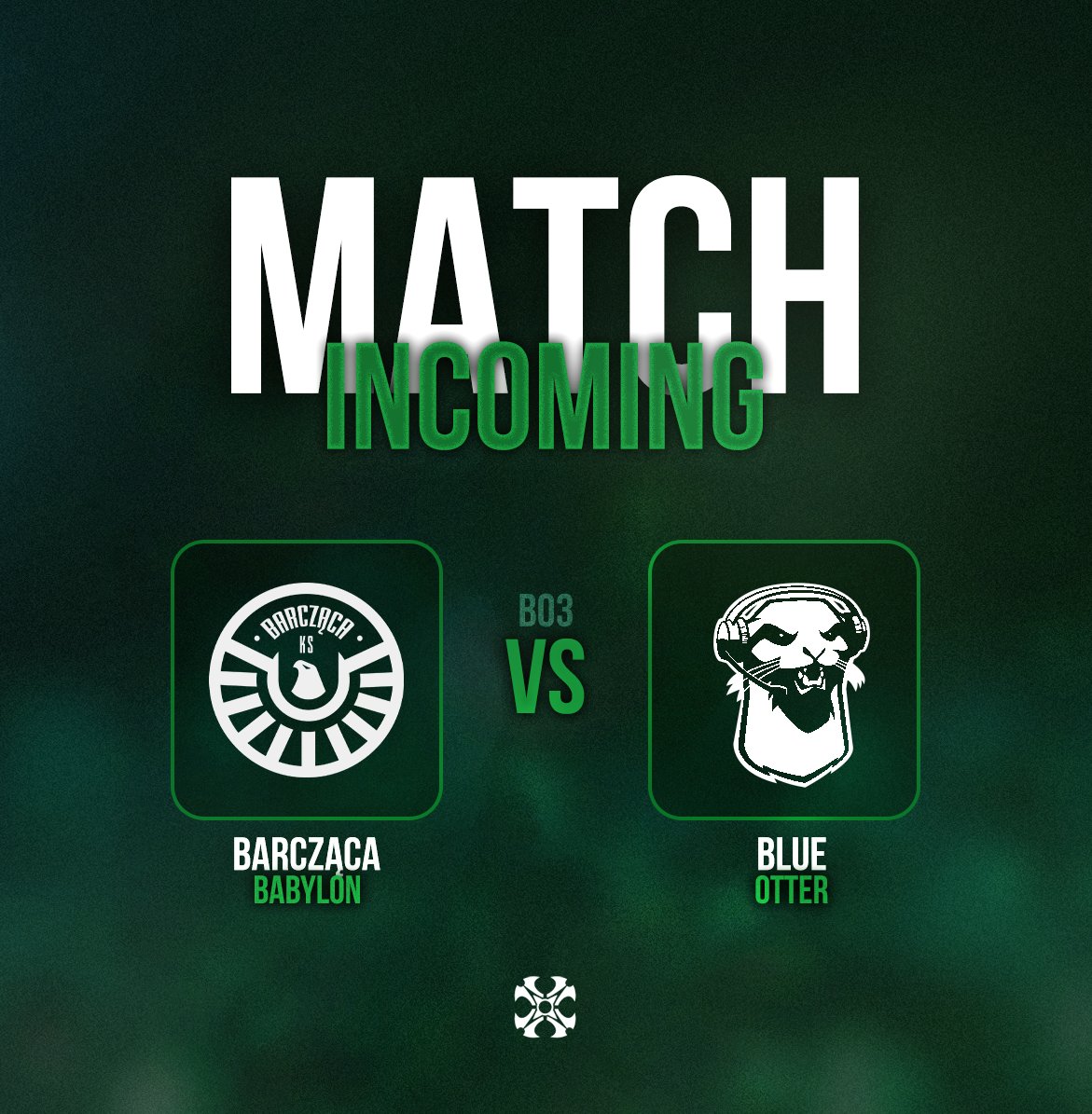 barczacaesports's tweet photo. ❗ BO3 O AWANS! Powtarzamy: BO3 O AWANS! ❗

Przed nami finał upper bracketu przeciwko Blue Otter
Stawka jest wysoka - zwycięzca melduje się w głównym turnieju Equal Esports Cup🔥
#EqualEsportsCup https://t.co/IaOdO26J5A