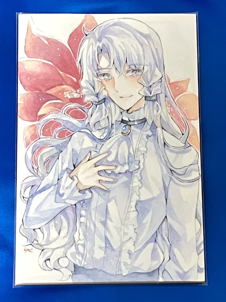 【最終値下】ルーク ベスト Luke Best 原画 紙版画 フレーム込 善の神・ルークスくんの原画あるで＜＜ みなさんも1枚お迎えして拝んで