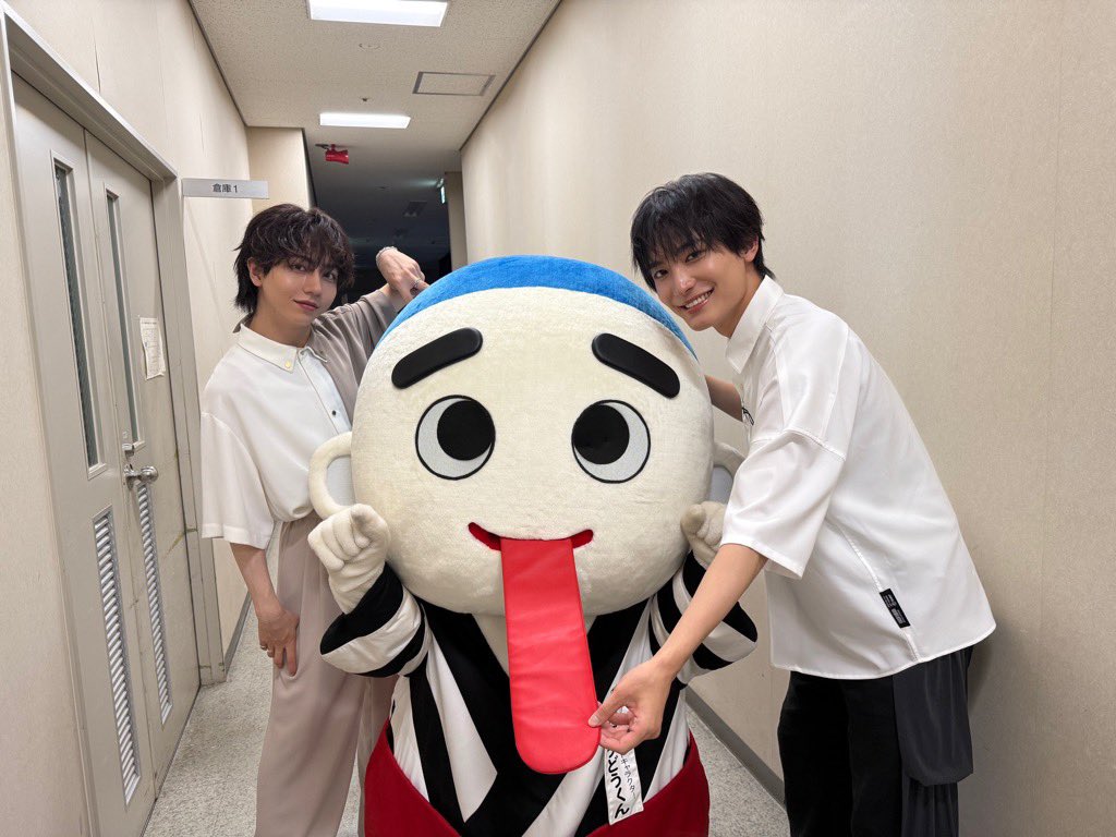 Konyudoukun's tweet photo. ドラマ上映会&amp;SPト〜クショ〜終了！
りょ〜たくんとまさやくん、四日市へおかえりエンジョ〜イ！ダンスも見てもらえたし、お話もできたし、いっぱい遊んでくれてありがとぉ〜イベントに来てくれたみんなもありがとぉ〜*\(￣👅￣)/*

#原因は自分にある。　#げんじぶ
#長野凌大　#桜木雅哉 https://t.co/dIzcx5gO0R
