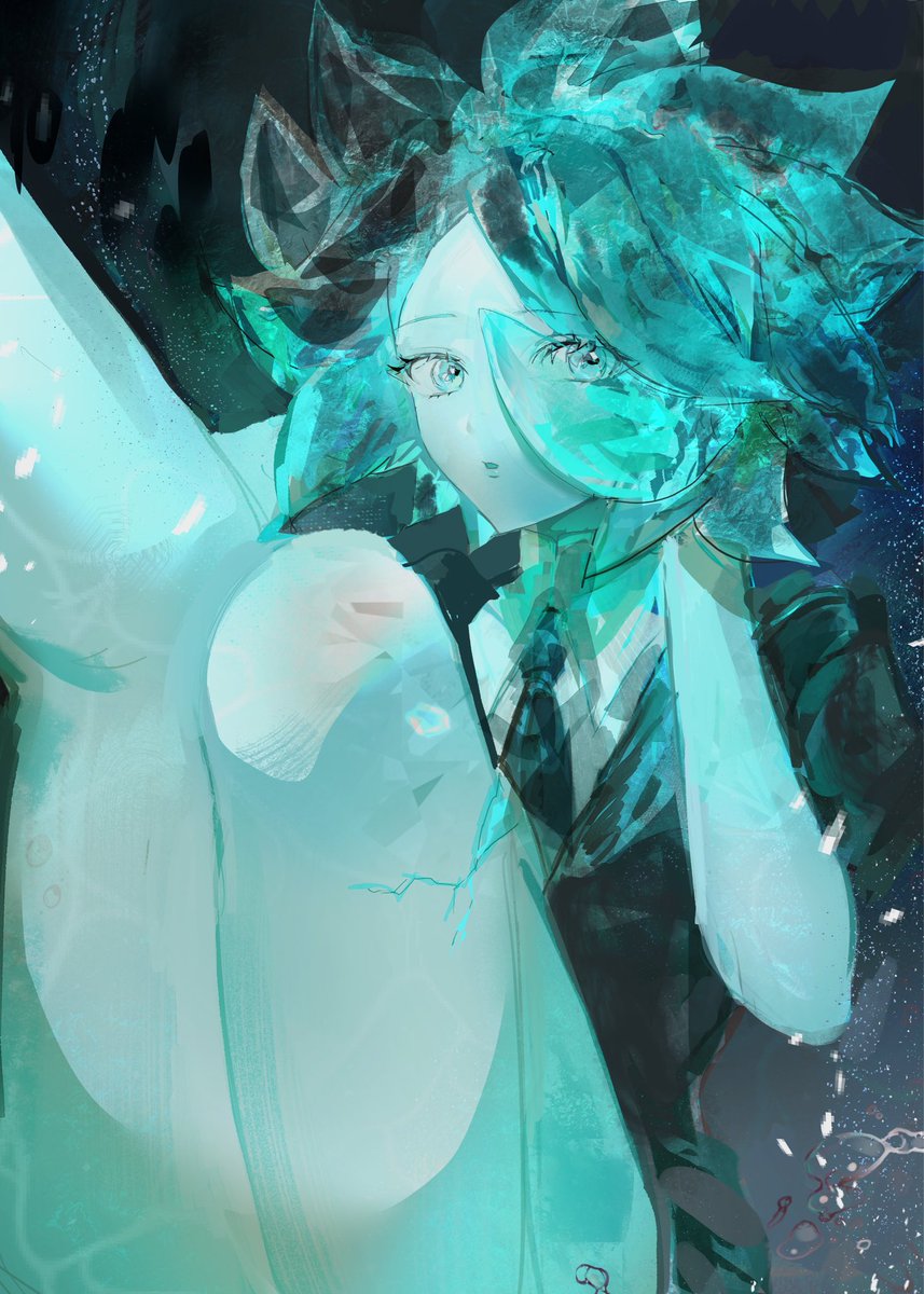 yuyee_ra's tweet photo. Phosphophyllite🩵 #Phosphophyllite #landofthelustrous #housekinokuni_fanart #宝石の国 https://t.co/BY7ufB1xMX
