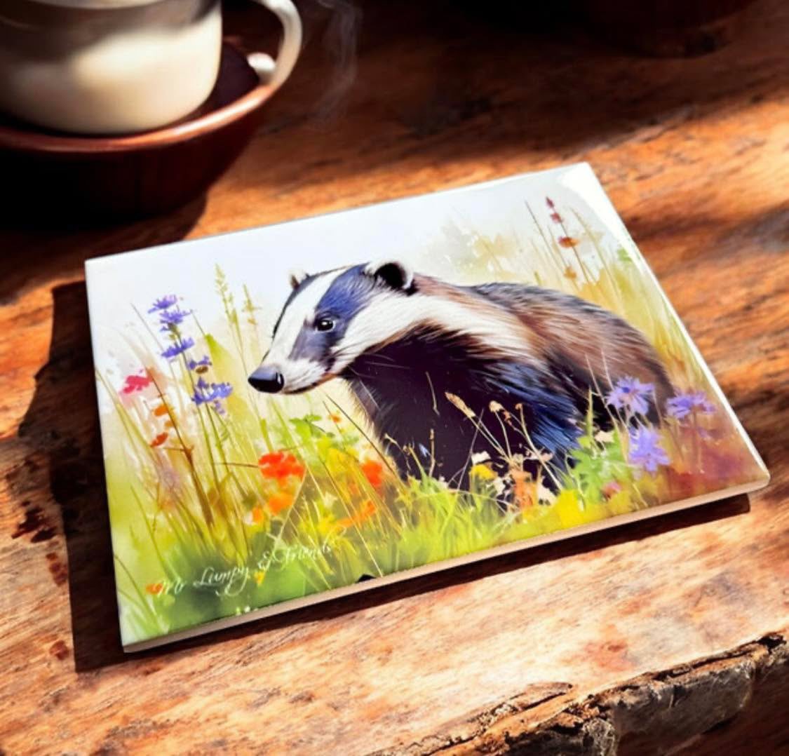 LumpyandFriends's tweet photo. ‼️NOW REDUCED TO £14.95‼️Badger and Fox Ceramic Tiles. 🦡🦊
These sweet tiles can be used purely for decoration lay on table top or on a shelf. Perfect for adding a pop of color to any room in your home this ceramic tile comes with four rubber feet so it can be used in the kitchen perhaps as a pan rest or a feature coaster. 🦊🦡🐾🐾❤️

https://t.co/OiSfMQsF4a
Worldwide postage available 🙏