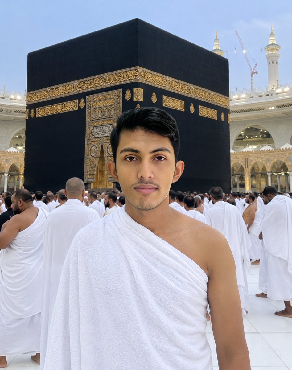 Shakieel24's tweet photo. আলহামদুলিল্লাহ AI দিয়ে ওমরা করলাম 🥰 #Bangladesh https://t.co/1cI3WOCegq