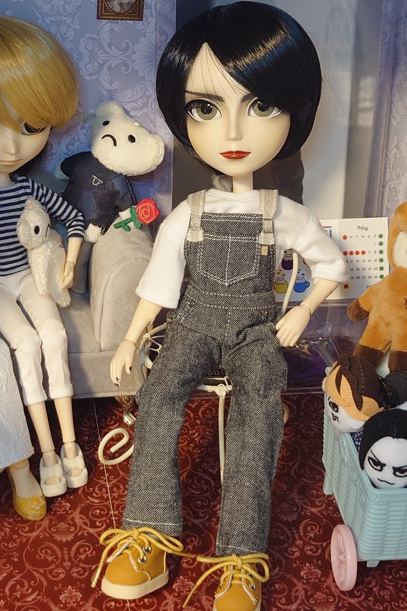 hyde16cat's tweet photo. 魅ちゃんお待たせしました

Melon soda様(@melon_sewing )のサロペットにお着替えしました👏
一緒にお迎えした白シャツと合わせると爽やか✨ https://t.co/ge48qs1Xng