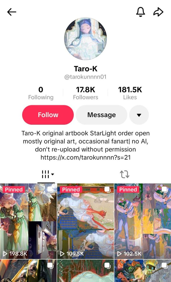 Taro-K original artbook StarLight 星光 order open (@Tarokunnnn