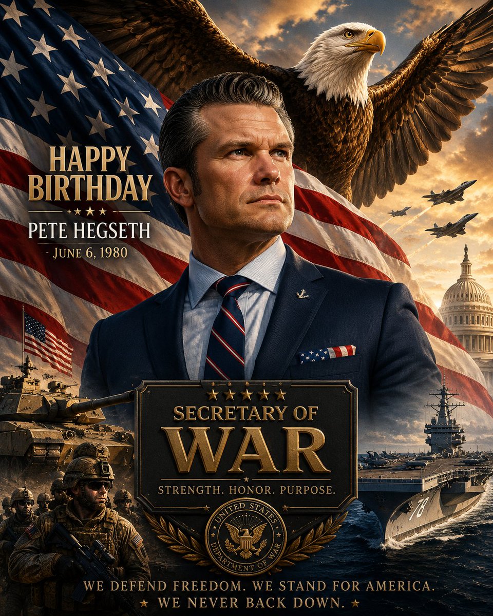 tyzb310694's tweet photo. @SecWar @CaVautrin Happy birthday to you 🎂🎂🎂🎂  @SecWar https://t.co/ugoh19Z83M