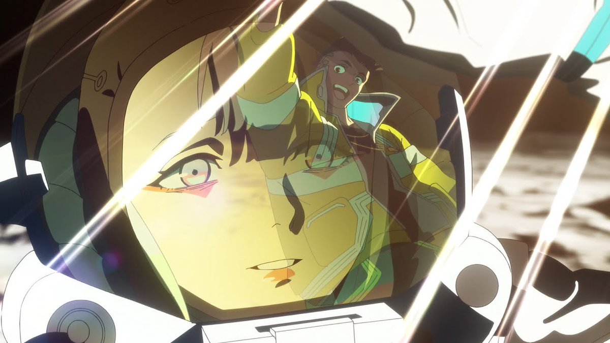 LegionzGaming's tweet photo. Just finished doing a rewatch of Cyberpunk Edgerunners before the WuWa collab to refresh my memory on things and get attached to these characters again and man this is still a 10/10 Anime for me. Putting my full Reaction up on my Patreon, there is so many things I forgot about.

The fact that they could get you so attached to these characters and have such great pacing in just 10 episodes is actually incredible. David’s growth was handled so well and they portrayed Lucy and David’s relationship growing so naturally and organically. She played hard to get and he chased her until she finally saw him as a man and fell head over heels for him.

Lucy saved David’s life so she meant everything to him, after his mom died she was all he had left and to repay that he made sure his life’s goal was to help her achieve her dream of going to the moon. Such a tragic and beautiful story man, the ending still fucked me up and brought me to tears again even if I already knew it was coming. Everything about the writing for this story is just so well told man.