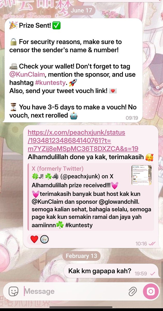 banjleum's tweet photo. @Bang_Garrx Kun Giveaway trmasuk small host.
ni aku smpe reach karna udh akrab sm dia, awal2nya selalu amanah dan kl sibuk ngabarin. tp ni kok malah ngilang. ni selalu aku tegur, pokonya sblm nya aku sll negur/kasih kritik dia terima dgn baik. tp malah ngilang, ni ada yg negur dia hari ini https://t.co/fCcHGTUEzf