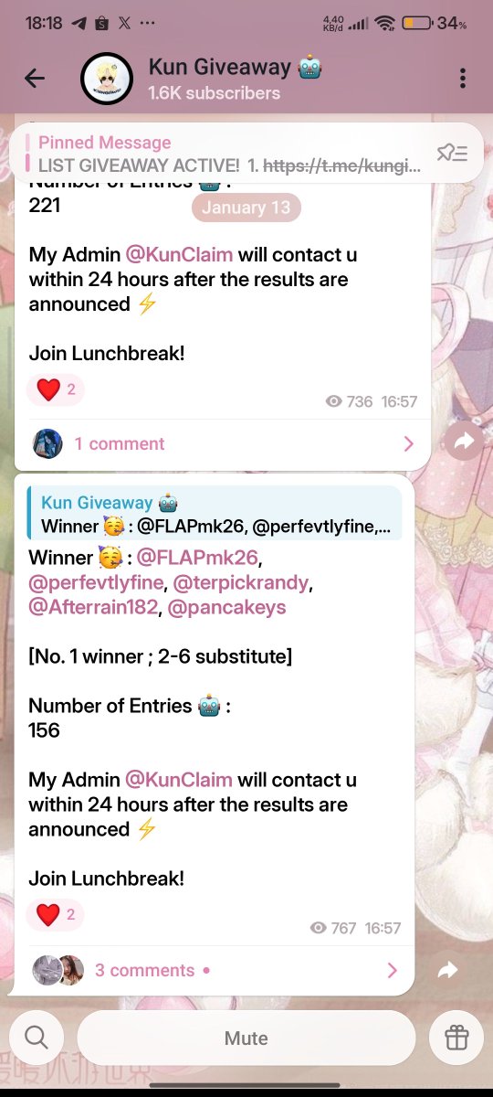banjleum's tweet photo. @Bang_Garrx Kun Giveaway trmasuk small host.
ni aku smpe reach karna udh akrab sm dia, awal2nya selalu amanah dan kl sibuk ngabarin. tp ni kok malah ngilang. ni selalu aku tegur, pokonya sblm nya aku sll negur/kasih kritik dia terima dgn baik. tp malah ngilang, ni ada yg negur dia hari ini https://t.co/fCcHGTUEzf