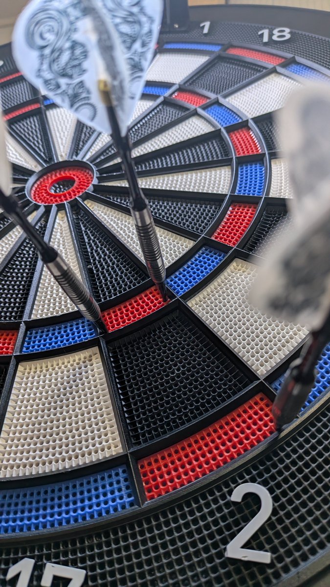 goror_darts's tweet photo. クリケナンバーじゃなかったら8マーク出せるんだよなぁ https://t.co/h5yKqxuR9G