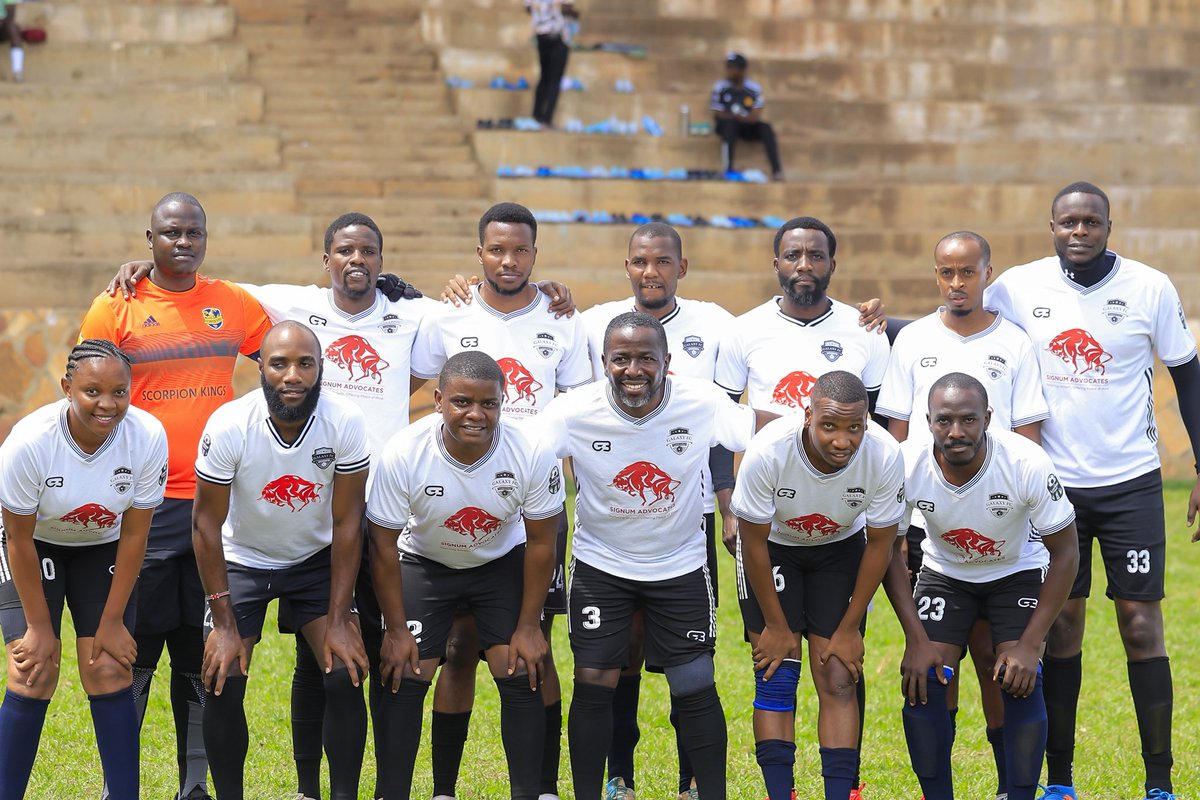 Signumadvocates's tweet photo. Currently happening: Our team members are playing in the @lawyersleagueug , promoting mental health and wellness.
📸@VStudioug https://t.co/6noMZ9p6d7