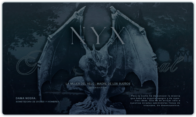 DARKSCRXW's tweet photo. ⠀
⠀⠀⠀⠀⠀⠀⠀⠀   𝙽𝚈𝚇⠀:⠀𝃛 𝖙𝖍𝖊 ‍ 𝓝ꮻꮯꭲꮜꭱɴꭺꮮ ‍ ࣶ‍ 
⠀⠀⠀⠀⠀⠀ ⠀   𝓈ubduer  of  𝓰ods  and  𝓶en

⠀“ Es de noche que se percibe mejor el estruendo
⠀⠀ del corazón, el repiqueteo de la  ansiedad, el
⠀murmullo del imposible y el silencio del mundo. ”⁣⁣
⠀ https://t.co/ifP01Fp7O8