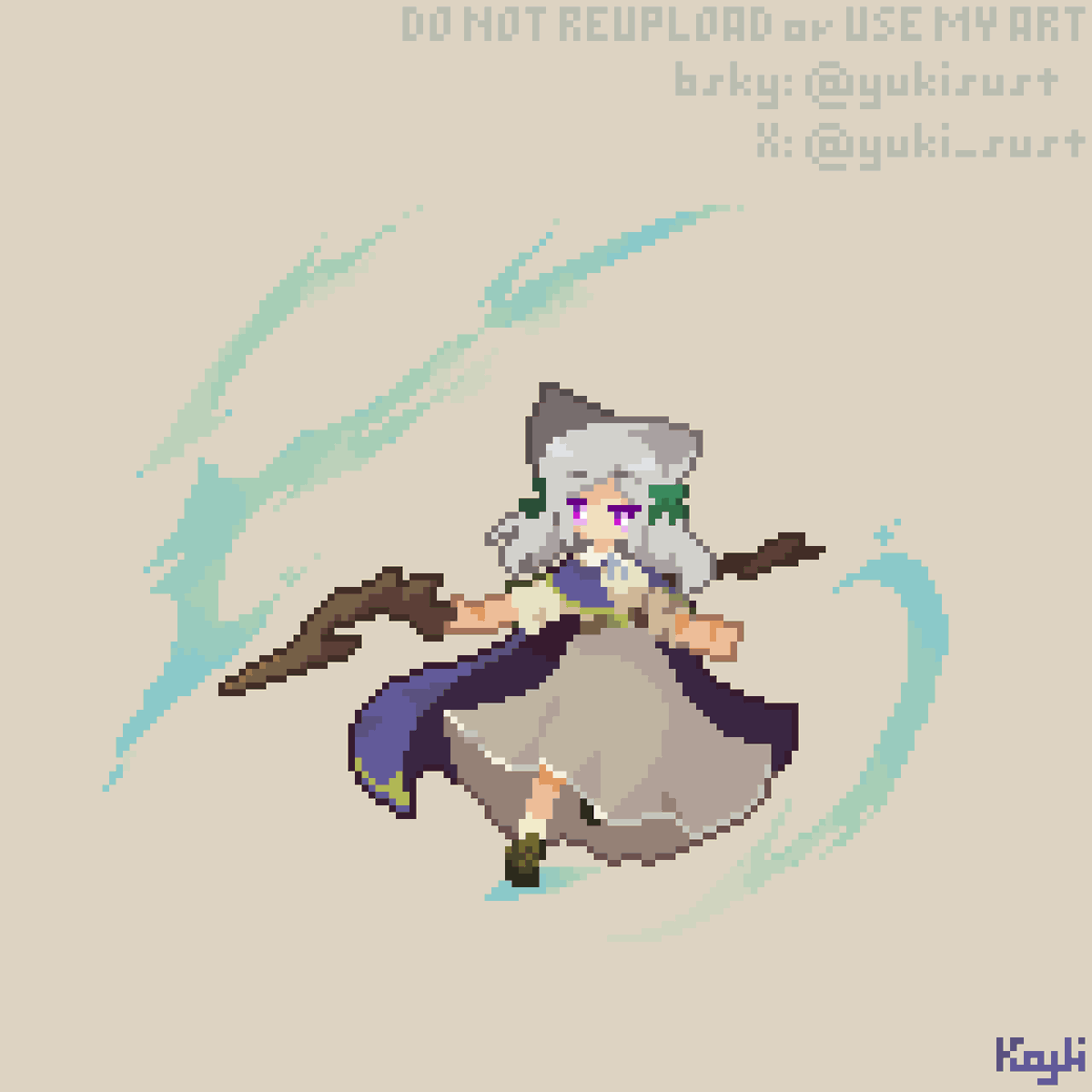 yuki_sust's tweet photo. 碧の魔法

#pixelart https://t.co/5ZERsXk2gH