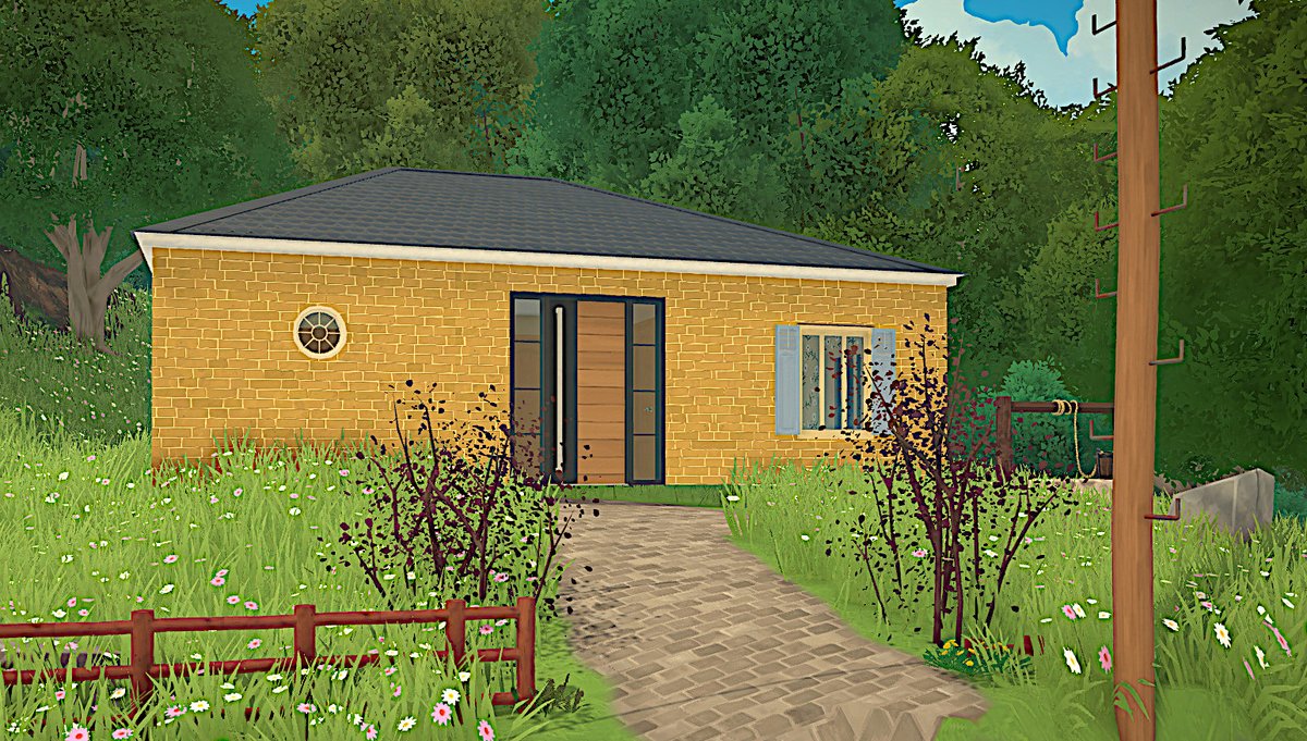 SimmerCharlie's tweet photo. Zoé earned enough money to buy a small plot of land and built a home on it! It might be empty but it sets up her future nicely.

#Paralives https://t.co/5wviixDq7D