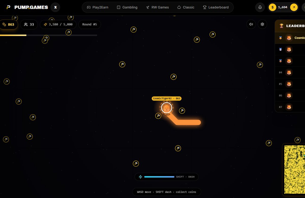 PlayPumpGames's tweet photo. Collector has been fixed. 🎮

Each round now automatically resets once all coins on the map have been collected, starting a fresh round for everyone. https://t.co/JvPQRUvBYm