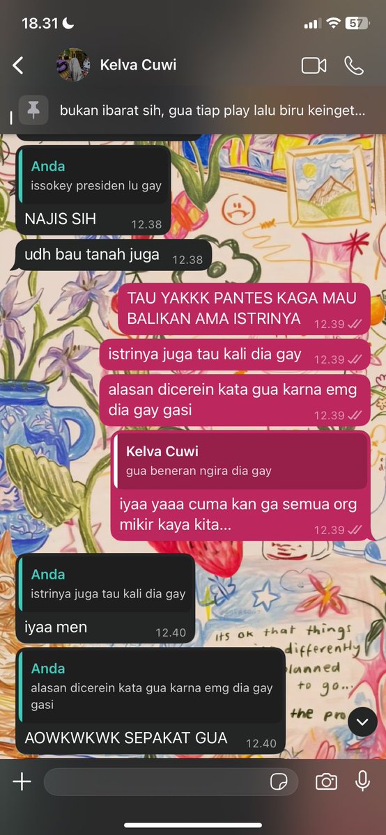 Ohyultyul's tweet photo. @jimmyle0o KAK SAMA GUE SAMA COWO GUEPUN BERTEORII GINIII WKWKWKWK https://t.co/LttMiOaZ5U
