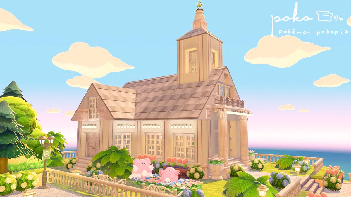 poko_acnh's tweet photo. 海辺の教会⛪️🌷

#ぽこあポケモン #ぽこポケ
 #PokémonPokopia https://t.co/DRRSMbKWld