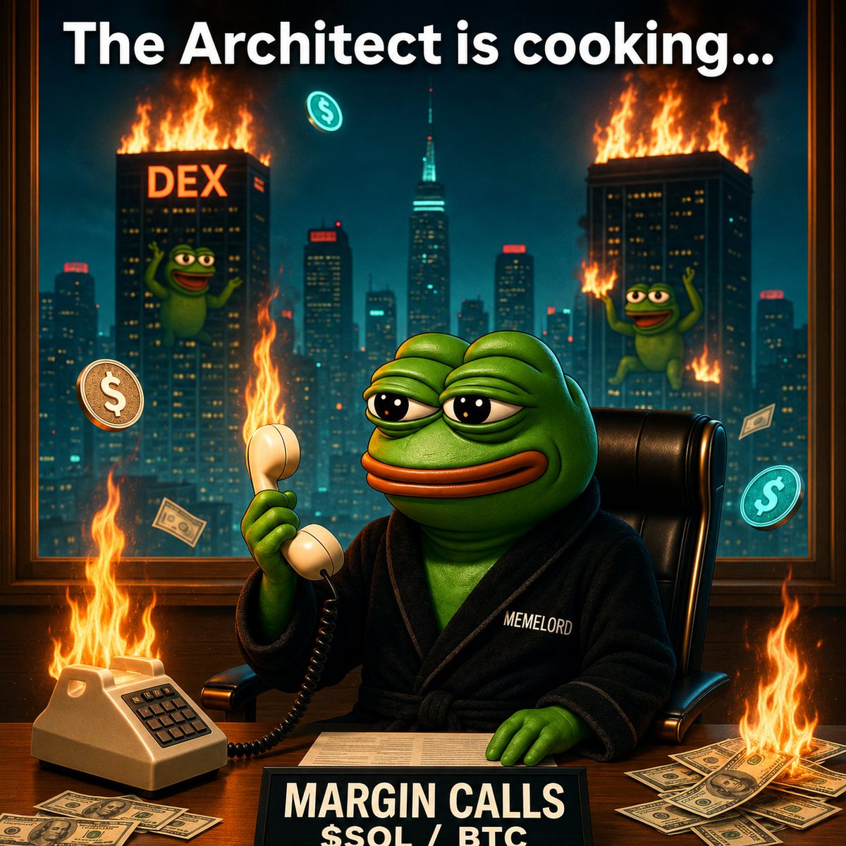 moonmeme472's tweet photo. 🚨The Architect is cooking... 

"Buy the dip" they say. Then they call the margin hotline. 🔥

I don't trade charts. I trade your panic.☠️
 Who's next? 

#MemeWarlord $SOL https://t.co/4KDNf8Efdi