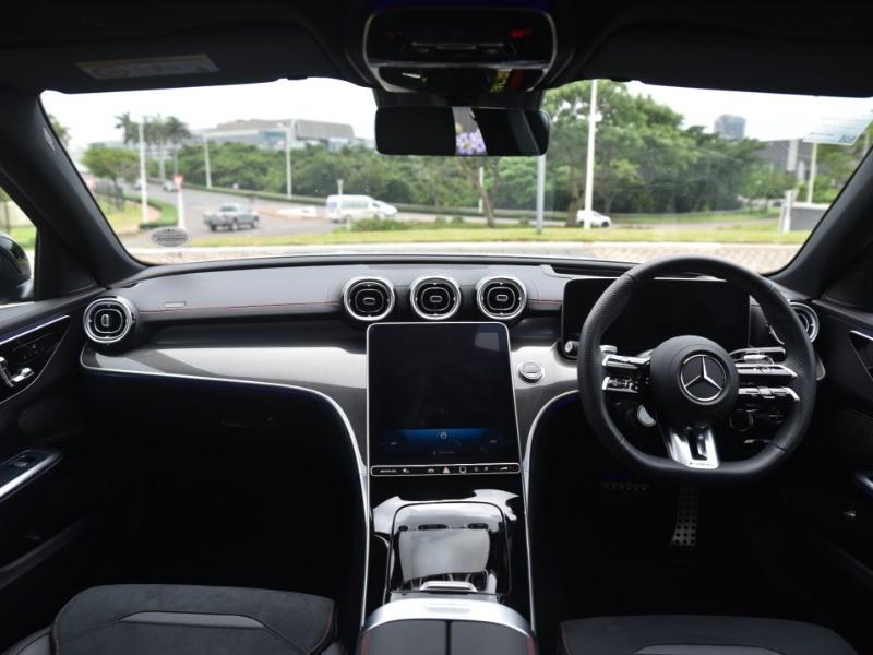 BoitumeloCaleb's tweet photo. R1 799 950 
2026 Mercedes-AMG C-Class C43 AMG 
2.0 turbo + hybrid electric
300 engine + 10 electric boost 310kW total &amp; 500Nm of torque 
(1 500 km) 
balance of a 5 Year/100 000Km Premium Drive Maintenance Plan. https://t.co/McSeMA4HIs