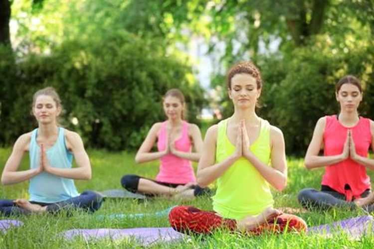 Meditationen's tweet photo. Meditation in der Gruppe kann besonders kraftvoll sein. Am 21.06 ist International Day of Yoga. #Weltyogatag #IDY #YogaVidya https://t.co/lwjAOSH7ID