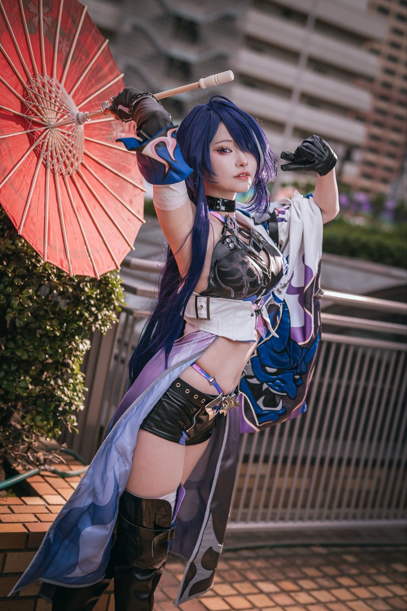 hartyu_tyan's tweet photo. Cosplay       
崩壊：スターレイル / 黄泉　

#HonkaiStarRail 
#Acheron https://t.co/ZMEUuzZdNv