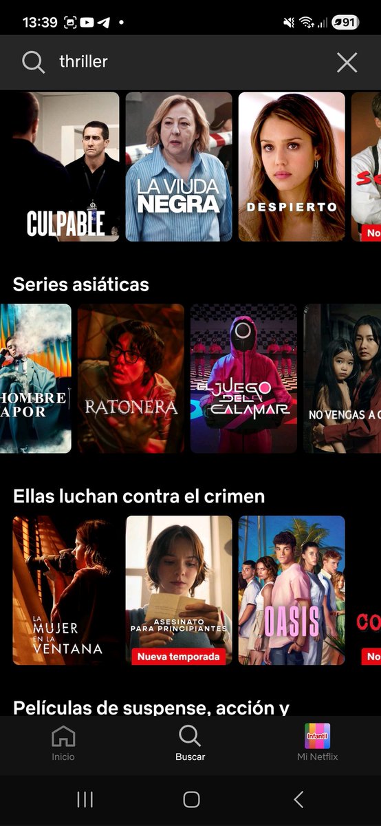 LuMack1982's tweet photo. @NetflixES De verdad pensáis que el juego del calamar, los juicios de Michael Jackson, el anime del ataque de los titanes, documentales y películas sobre asesinatos (muchos ejemplos) peleas de la UFC... son adecuados para aparecer en el perfil infantil? https://t.co/vpA89EOw9k