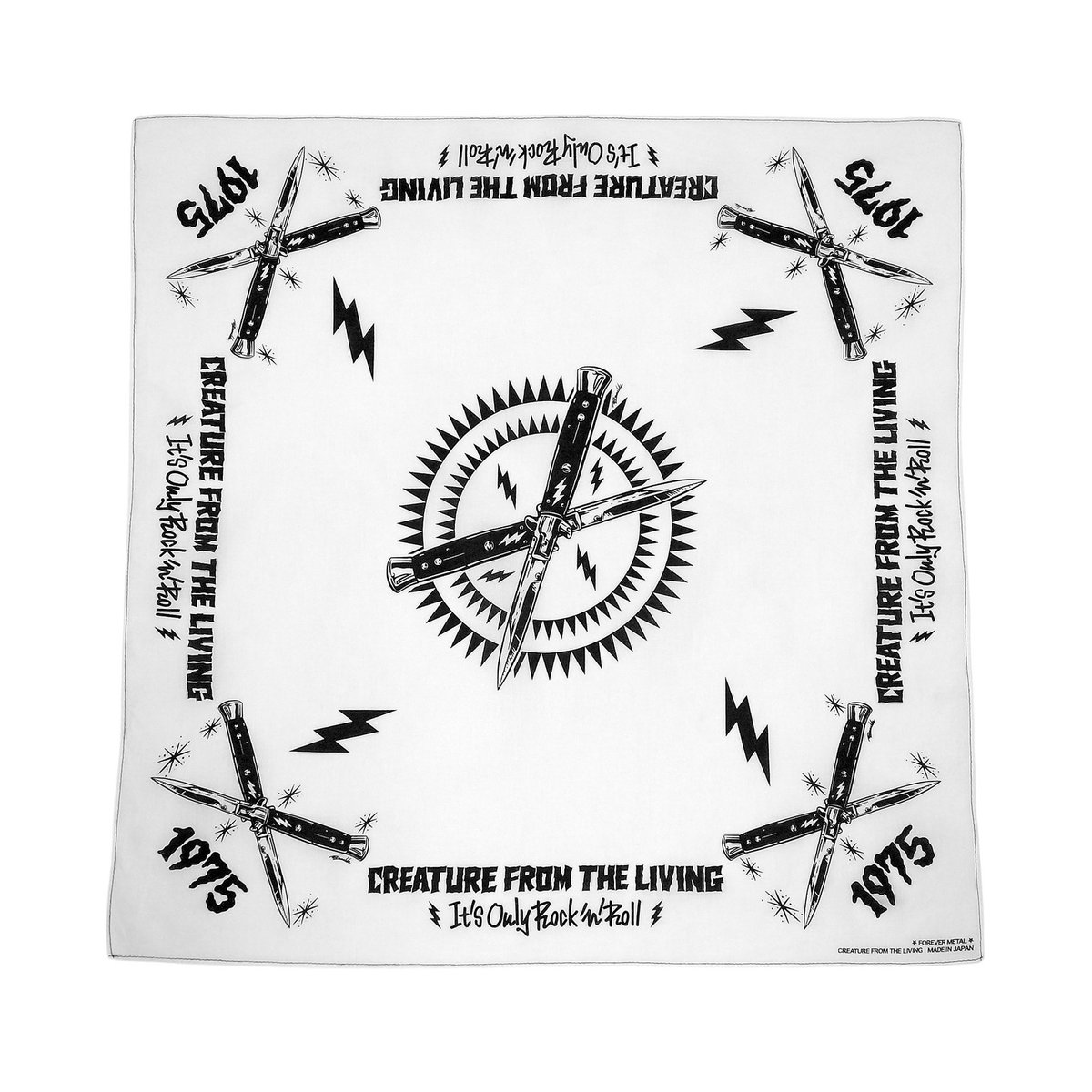 greed_store's tweet photo. #creaturefromtheliving
●「SWiTCHBLADE」Bandana!!
Artwork by #KNUCKLE ( #LittleChopDesign )
特殊な加工を施し、ビンテージの様な雰囲気に仕上げています!!
◎ご購入はコチラ
https://t.co/Fj6xtrImdv https://t.co/rGETZtMFWW