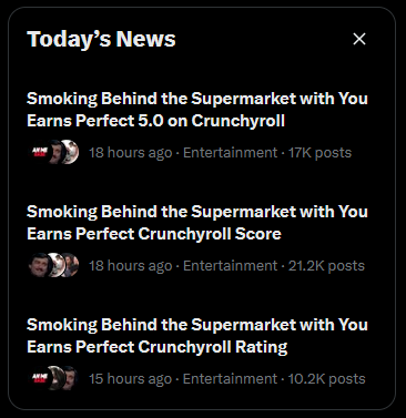 7thHourFilms's tweet photo. I think I should watch Smoking Behind The Supermarket with You. https://t.co/CnsEIzmBrR