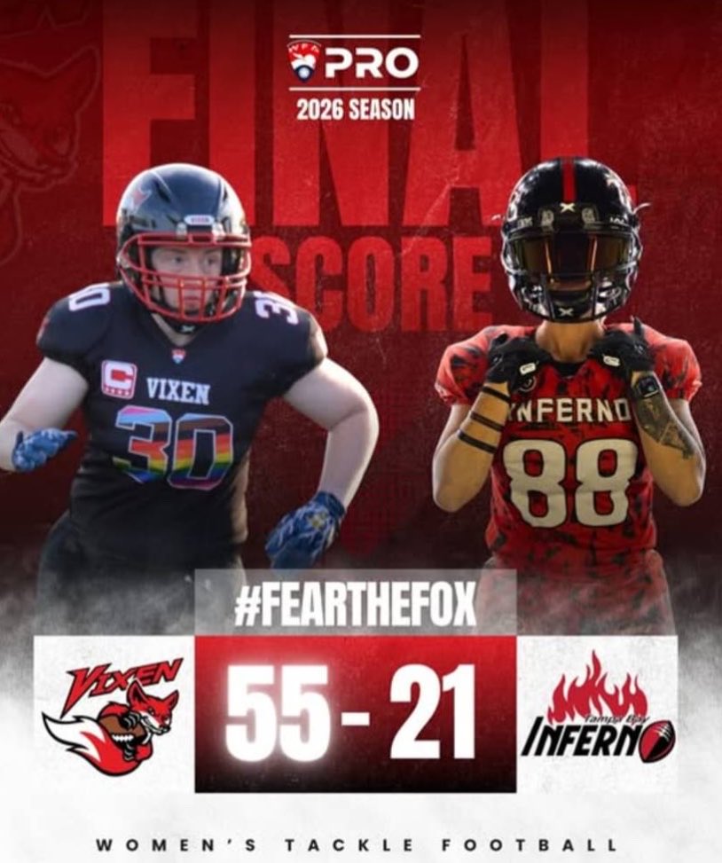 mccarty3_111's tweet photo. @tbinferno   🏈 Final home game of the season. The result wasn’t what we wanted, but the Tampa Bay Inferno never stopped fighting.

Minnesota Vixen came into Tampa and earned a 55-21 win, but our ladies showed heart, determination, and resilience from start to finish. https://t.co/B9Ddlde0c1