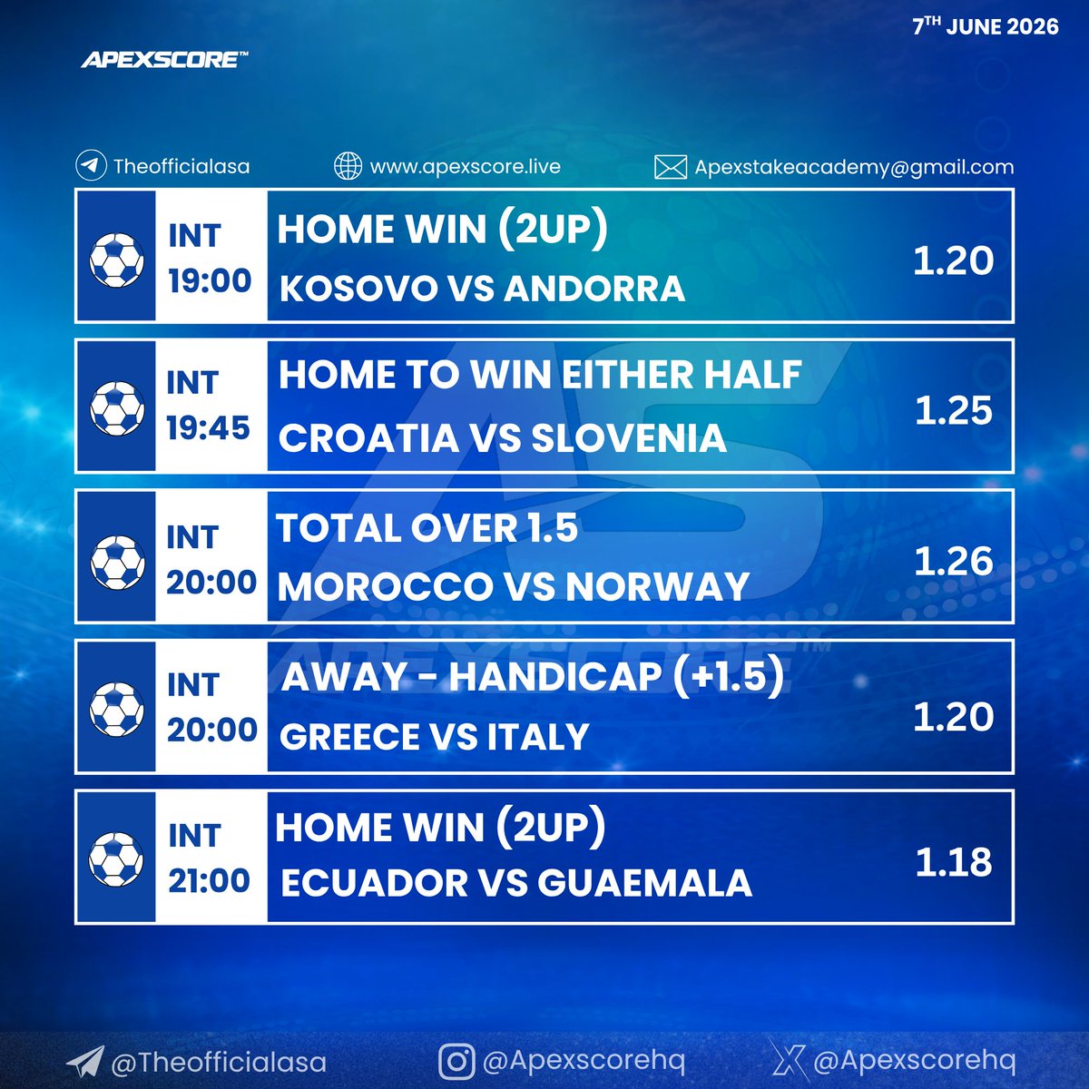 Manuel_gco's tweet photo. 🏟 FOOTBALL PARLAY ✅️ 
Betwinner Code → XZV9E

🔗 Register on BETWINNER :
→ https://t.co/P3oidXOVYg

🎁 Use the promo code ASAA to get up to 300% on 1st deposit.

TG → https://t.co/6Huc0al1qb https://t.co/TKMcq4xxRE
