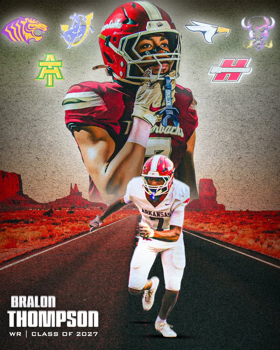 bralont27's tweet photo. Highly Blessed and Grateful #AGTG 

@coachjlittleton @coachlansdell @Iam_DejordanM @PrepRedzoneAR @tctabler https://t.co/xkQBYDGpqC
