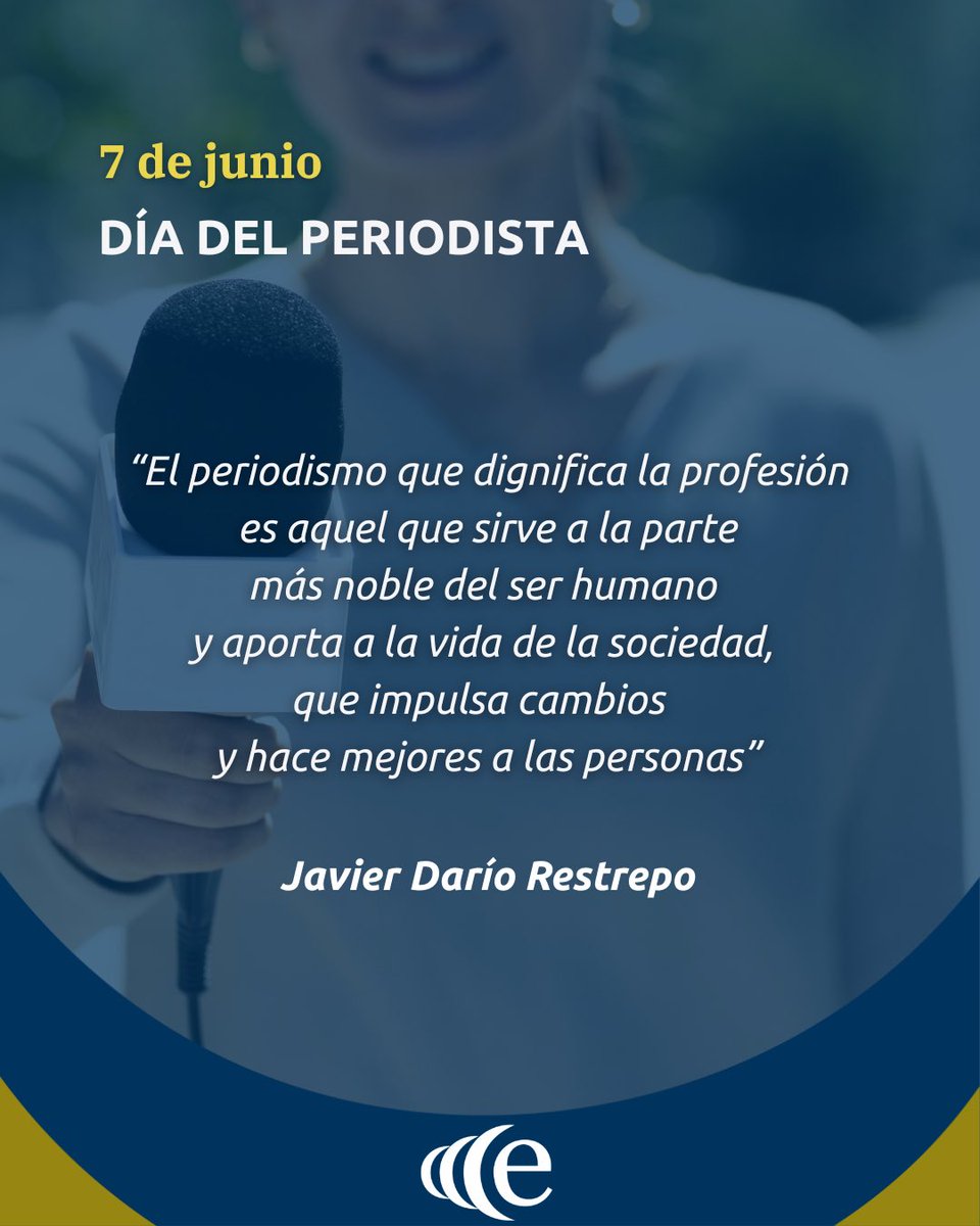 CCECuyo's tweet photo. 🎙️ En el #DíaDelPeriodista, saludamos a quienes todos los días asumen el desafío de informar con profesionalismo, criterio y responsabilidad.

Reconocemos su dedicación que, desde distintos medios y plataformas, contribuye a acercar los hechos a la comunidad.

#CCECuyo #Comex https://t.co/GLnuNnqxjf