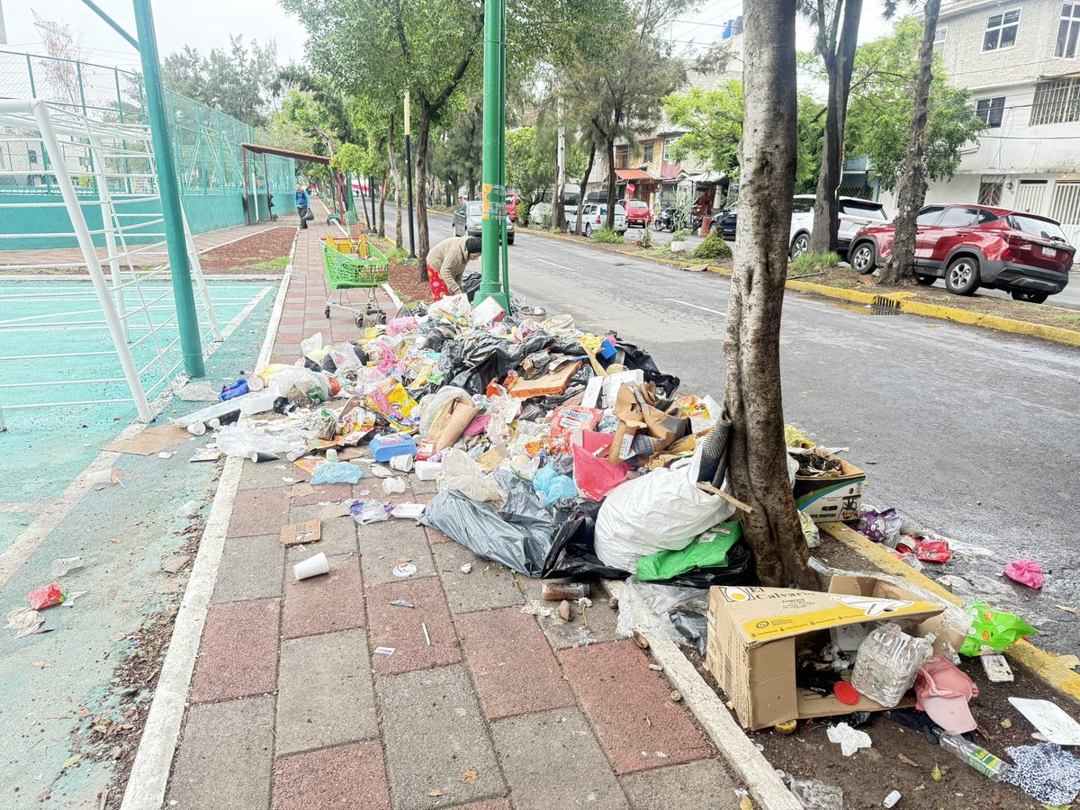 luis_ih's tweet photo. @Alc_Iztapalapa @ALEIDAALAVEZ solicitamos atención a n este foco de infección para los colonos de UH Vicente Guerrero, así está la calle Campaña del Ébano. En una área recreativa tenemos que lidiar todos los días con esto, generando plagas y mal aspecto. Gracias https://t.co/7C8J4D5giq