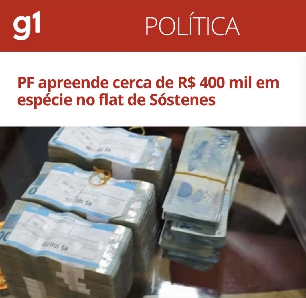 BacurauA's tweet photo. A notícia de política que virou um clássico policial. E o bandido continua por aí arrotando bravatas. https://t.co/TEYbI7jgmg